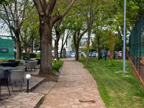 Arrival path to the club