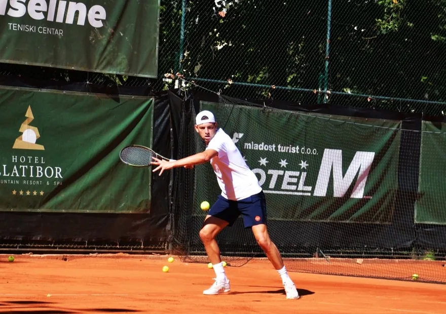 Filip Krajinovic at Baseline Tennis Center