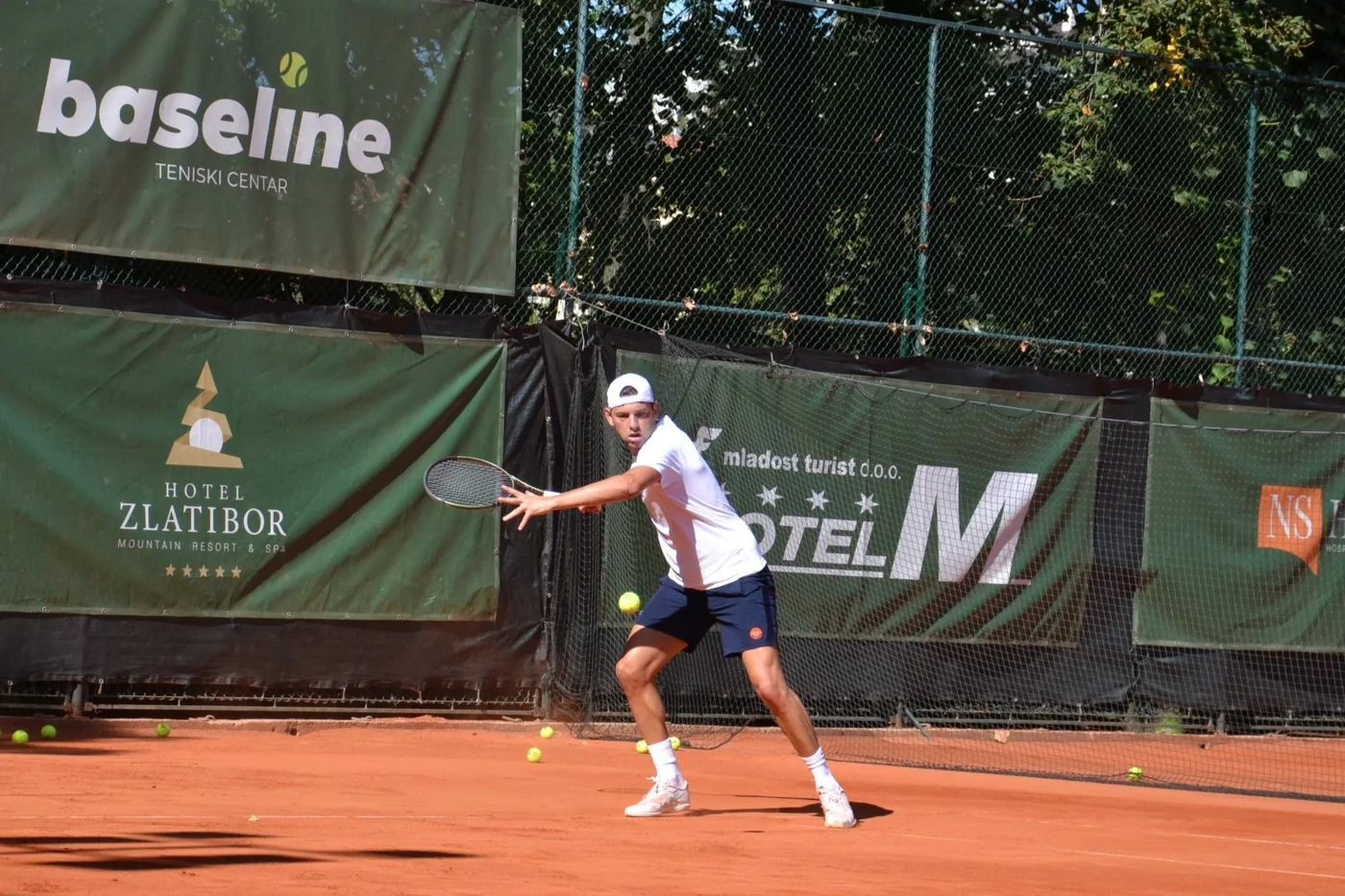 Filip Krajinovic at Baseline Tennis Center